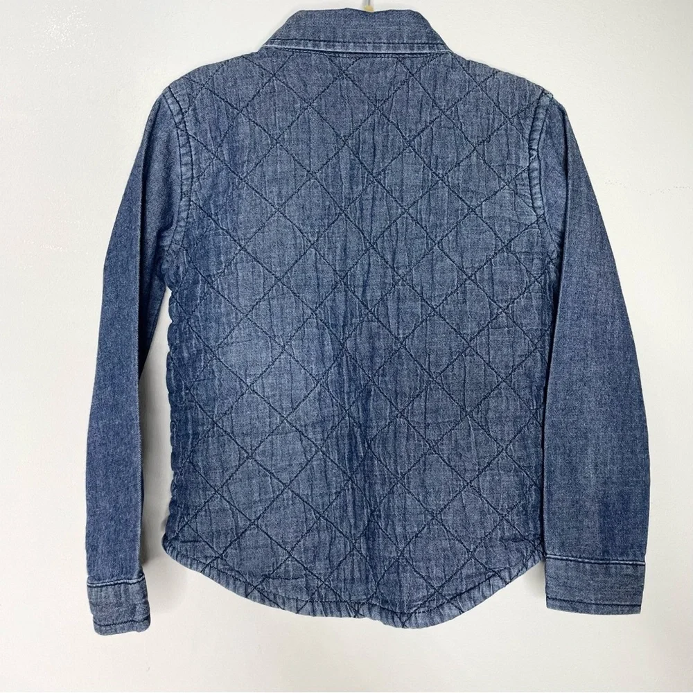 OSHKOSH B’GOSH Long Sleeve Quilted Denim Shirt Jacket